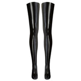 Latex Black Stockings