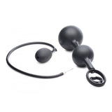 Master Series Devils Rattle Inflatable Anal Plug With Cock Ring
