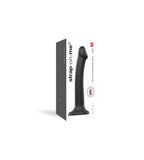 strap-on-me-semi-realistic-dual-density-bendable-dildo-black-medium