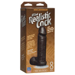 The Realistic Cock 8 Inch Dildo Black