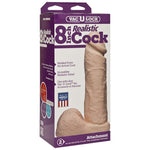 Vac-U-Lock 8 Inch Realistic Cock Attachment Flesh Pink