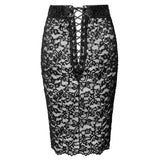 Noir Pencil Skirt Size: Medium
