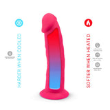 7-5-inch-realistic-silicone-dual-density-dildo-with-suction-cup-pink