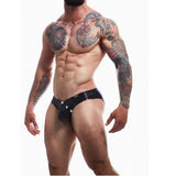 c4m-snap-ergonomic-brief-black-leatherette-extra-large