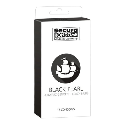 Secura Kondome Black Pearl x12 Condoms - Scantilyclad.co.uk 