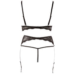 Abierta Fina Pearl Bra Suspender And String Size: Large