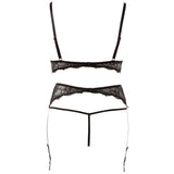 Abierta Fina Pearl Bra Suspender And String Size: Medium