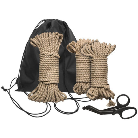 Kink Bind And Tie Initiation 5 Piece Hemp Rope Kit - Scantilyclad.co.uk 