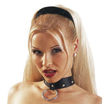 Leather Collar And Ring - Scantilyclad.co.uk 