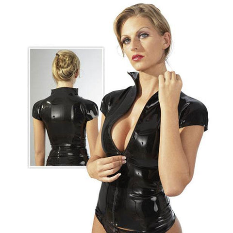 The Latex Zip Shirt Size: Large - Scantilyclad.co.uk 