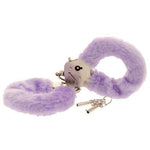Toy Joy Furry Fun Hand Cuffs Purple Plush - Scantilyclad.co.uk 
