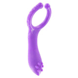 Toy Joy Vibrating Clit-Stim C-Ring Purple - Scantilyclad.co.uk 