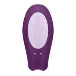 Satisfyer App Enabled Double Joy Lilac - Scantilyclad.co.uk 