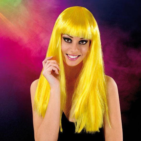 Cabaret Wig Yellow Long - Scantilyclad.co.uk 