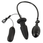 Inflatable And Vibrating Silicone Butt Plug - Scantilyclad.co.uk 
