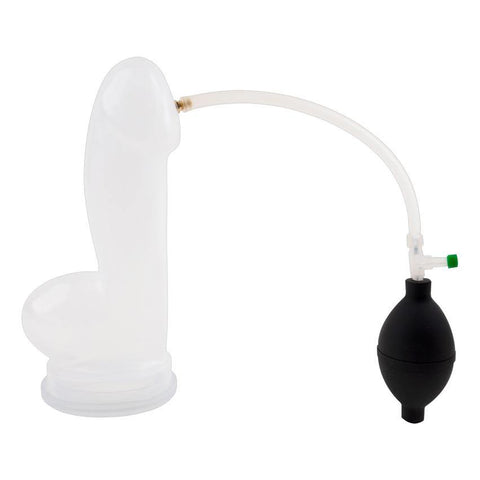 Frohle PP017 Realistic Penis Pump XL Clear - Scantilyclad.co.uk 