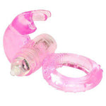 Pink Jelly Vibrating Rabbit Cock Ring - Scantilyclad.co.uk 