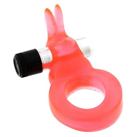 Jelly Rabbit Vibrating Cock Ring - Scantilyclad.co.uk 
