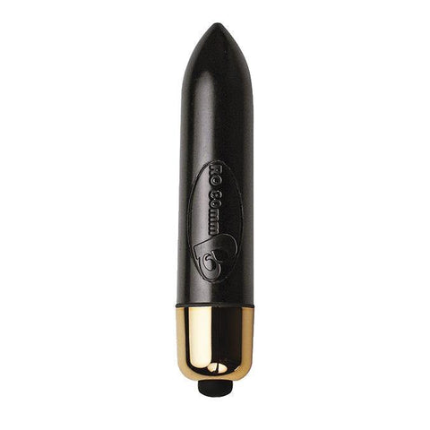 RO-80mm 7 Function Bullet Vibrator Black - Scantilyclad.co.uk 