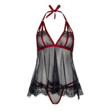 Leg Avenue Halter Babydoll And String Size: M-L - Scantilyclad.co.uk 