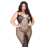 Leg Avenue Dual Strap Halter Dress Plus Size UK 18 to 22 - Scantilyclad.co.uk 