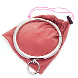 Ladies Rolled Steel Collar With Ring - Scantilyclad.co.uk 