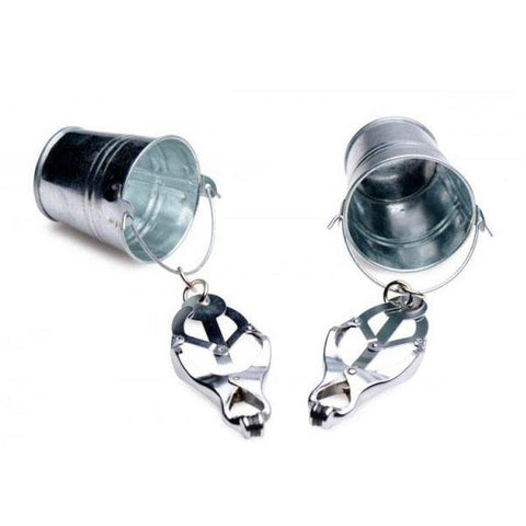 Master Series Nipple Clamps with Buckets - Scantilyclad.co.uk 