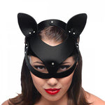 Master Series Bad Kitten Leather Cat Mask - Scantilyclad.co.uk 