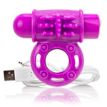 Screaming O Charged OWow Purple Vibrating Cock Ring - Scantilyclad.co.uk 