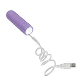 Gaia Biodegradable Rechargeable Eco Purple Bullet - Scantilyclad.co.uk 