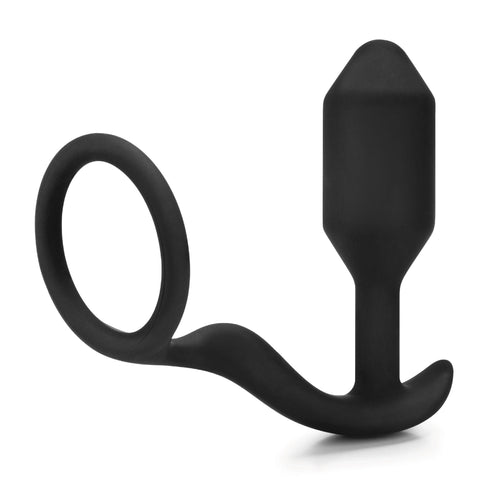 b-Vibe Snug And Tug Anal Plug And Cock Ring - Scantilyclad.co.uk 