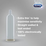 Durex Invisible Extra Sensitive 12 Pack Condoms - Scantilyclad.co.uk 