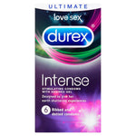 Durex Intense Ribbed And Dotted Condoms 6 Pack - Scantilyclad.co.uk 