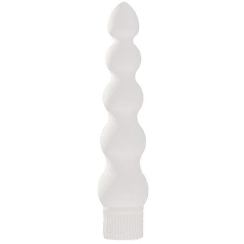 White Nights 7 Inch Ribbed Anal Vibrator - Scantilyclad.co.uk 