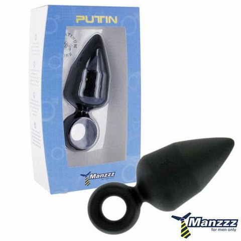 ManzzzToys - Putin Black Butt Plug - Scantilyclad.co.uk 