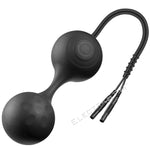 ElectraStim Silicone Noir Lula Electro Jiggle Kegel Balls - Scantilyclad.co.uk 