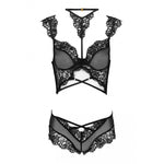 Corsetti Palmenom Bra and Panties Set Size: L-XL