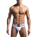 Male Basics Fetish Classic Wide Jock Strap White Size: Small