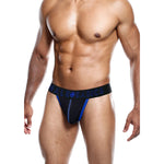 Male Basics Neon Thong Blue Size: X Large