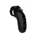 Man Cage 05 Male 5.5 Inch Black Chastity Cage - Scantilyclad.co.uk 