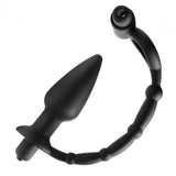 Viaticus Dual Cock Ring And Anal Plug Vibrator - Scantilyclad.co.uk 