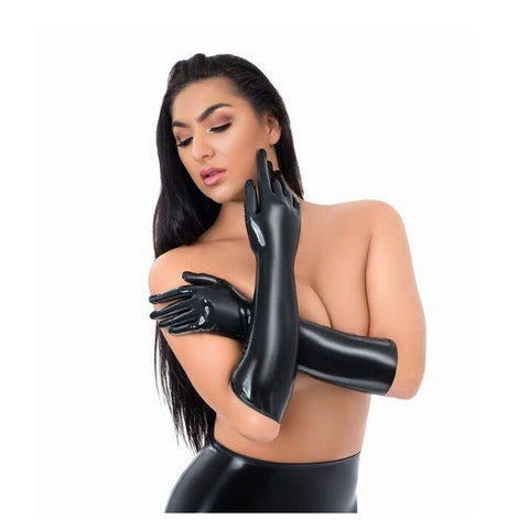 Me You Us Latex Full Length Glove Size: Large