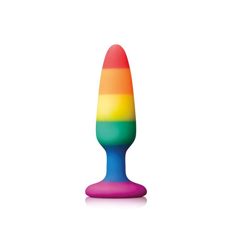 Pride Pleasure Plug Rainbow Small - Scantilyclad.co.uk 