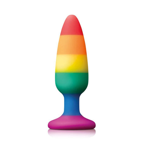 Pride Pleasure Plug Rainbow Medium - Scantilyclad.co.uk 