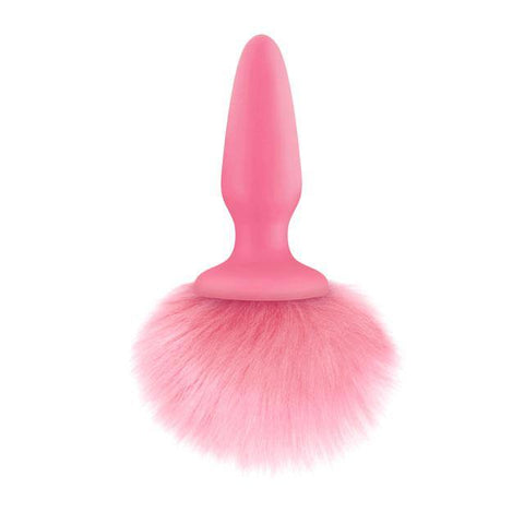 Pink Bunny Tail Butt Plug - Scantilyclad.co.uk 
