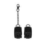 Ouch Luxury Black Hand Cuffs - Scantilyclad.co.uk 
