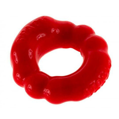 OxBalls Shockingly Superior Red Cock Ring - Scantilyclad.co.uk 