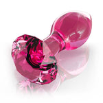 Icicles No.79 Pink Crystal Glass Butt Plug - Scantilyclad.co.uk 