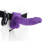 Fetish Fantasy Series 7 Inch Vibrating Hollow Strap On Purple - Scantilyclad.co.uk 