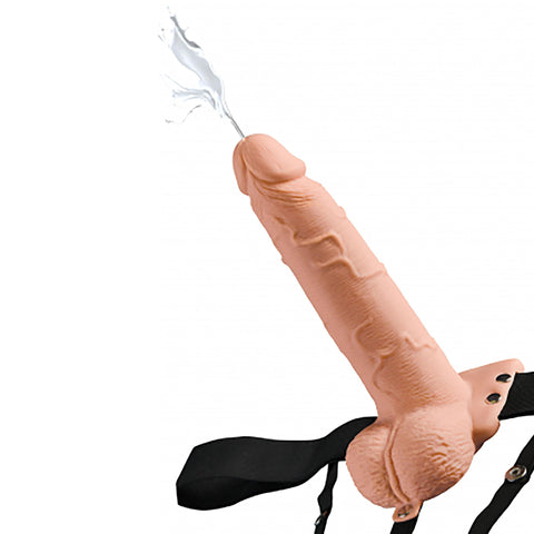 Fetish Fantasy 7.5 Inch Hollow Squirting Strap-on - Scantilyclad.co.uk 